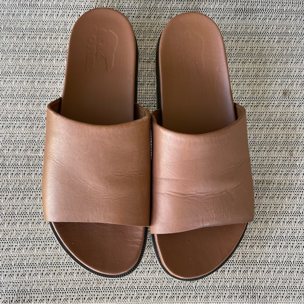 Sorel Roaming Decon Slide Sandal in Velvet Tan Size 8.5 - Picture 6 of 11